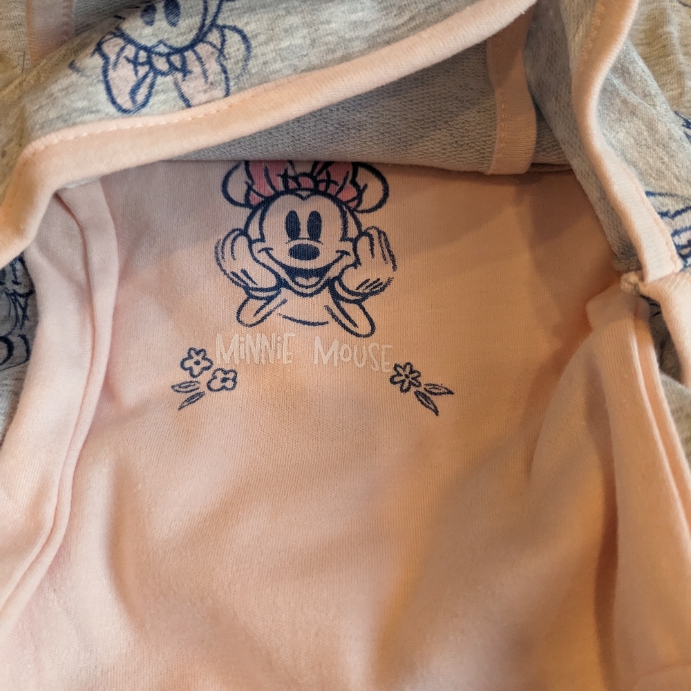 Disney Baby Minnie Mouse 100% Organic Cotton 3 Piece Set Size 3-6 months - Picture 5 of 5